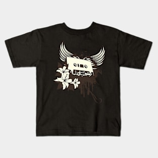 Retro Cassette Cool Illustration Kids T-Shirt